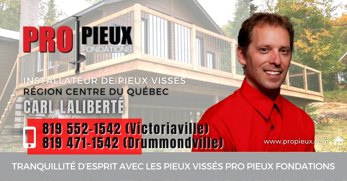 Pieux de fondations Drummondville