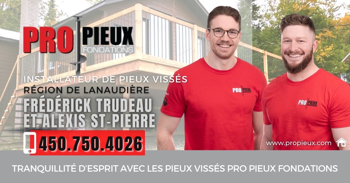 Pieux de fondations Joliette