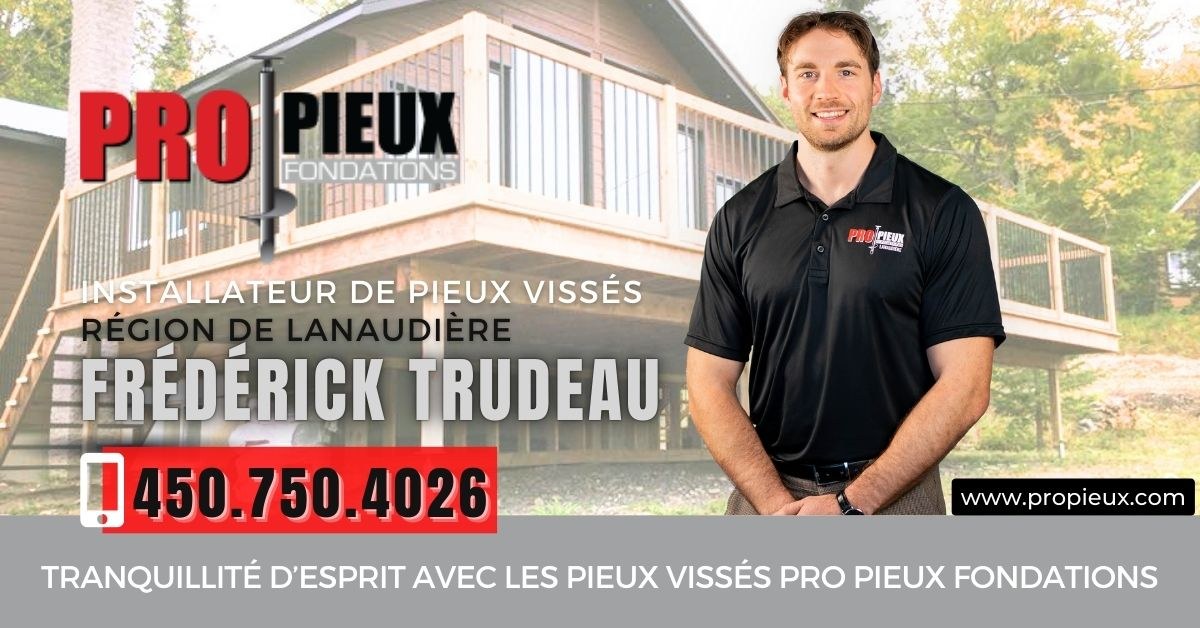 Bannière PRO-PIEUX LANAUDIÈRE